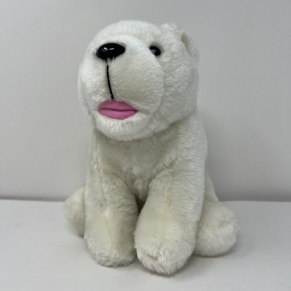 Barbie Polar Bear Plush 8" Stuffed Animal White Soft Toy 2008 Mattel Collectible - Picture 2 of 12
